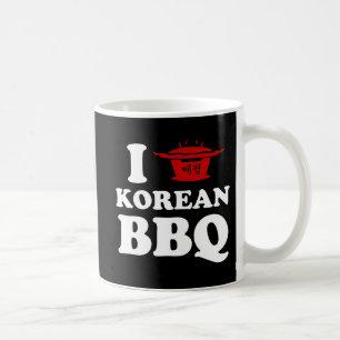I Kärlek koreanska BBQ (고 기 구 이) Kaffemugg