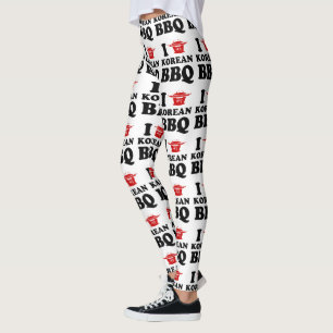 I Kärlek Koreanska BBQ (고 기 구 이) Leggings