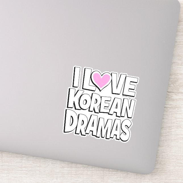 I Kärlek koreanska Dramas Klistermärken (Detalj)