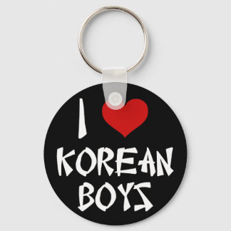 I Kärlek koreanska pojkar Nyckelring