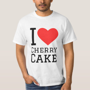 I kärlek körsbärskaka t shirt