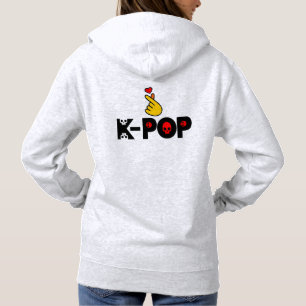 ♪ ♥ I Kärlek KPop Fabulous Basic Pullover Hoodie ♥ Tee Shirt