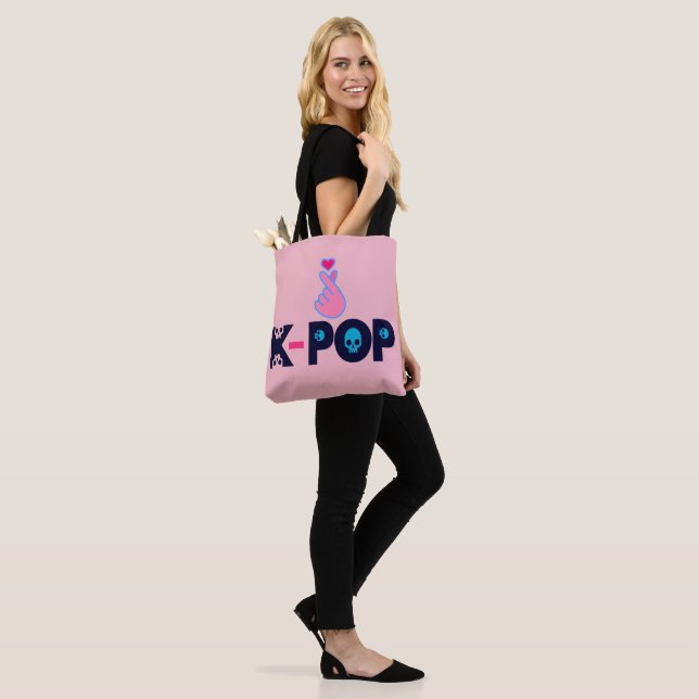 ♪ I Kärlek KPop Fabulous Classic Chic - allt-över- Tygkasse (På modell)