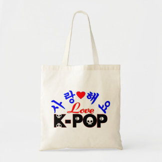 ♪ ♥ I Kärlek KPop Fabulous Snyggt Tote Bag ♥ ♫ Tygkasse