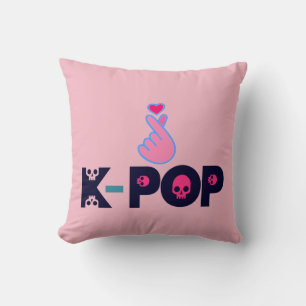 ♥ I Kärlek KPop Fabulous Soft and Wrinkle-free Kudde
