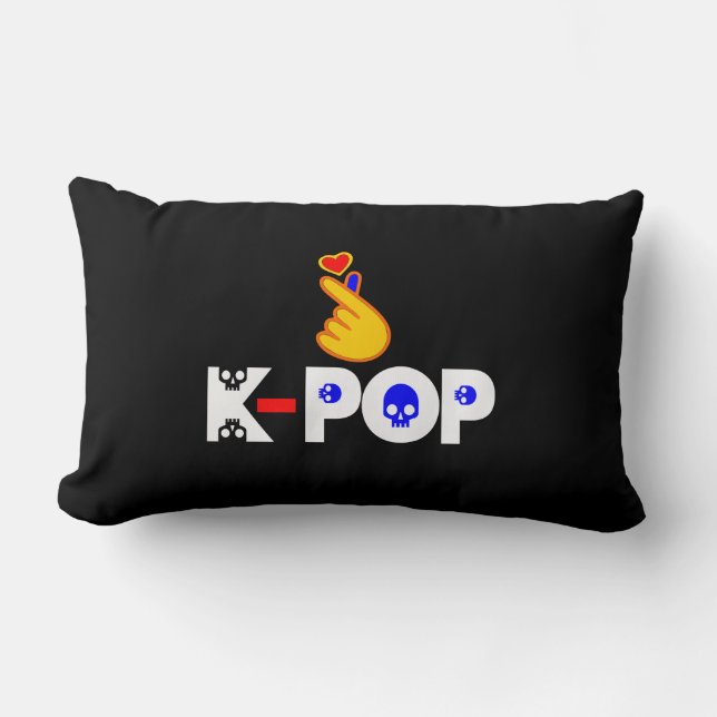 ♥ I Kärlek KPop Fabulous Soft and Wrinkle-free Lumbarkudde (Framsida)