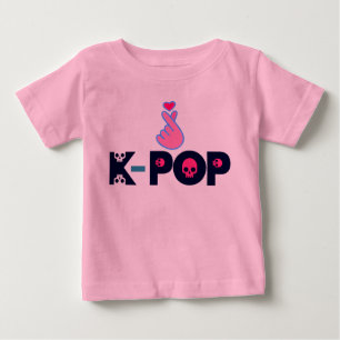♥ I Kärlek KPop Sporty, Snyggt och Breathable Tee Shirt