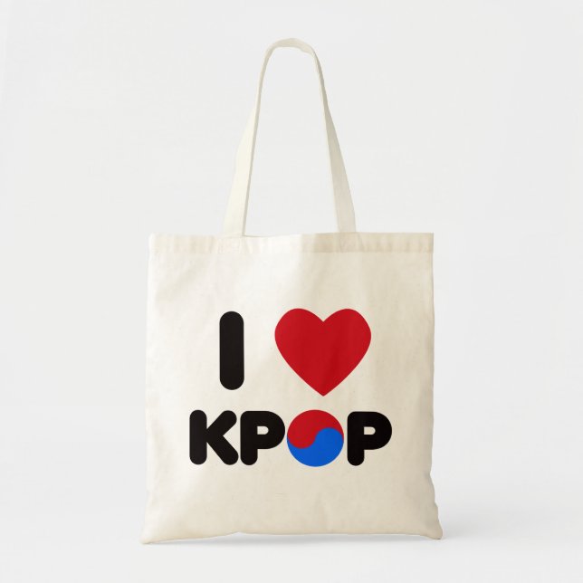 I Kärlek Kpop Tygkasse (Framsidan)