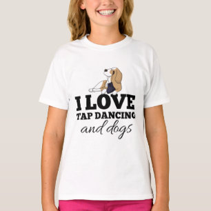 I kärlek krandans och hundar t shirt