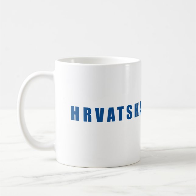 I kärlek Kroatien Kaffemugg (Vänster)