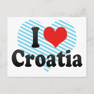 I Kärlek Kroatien Vykort