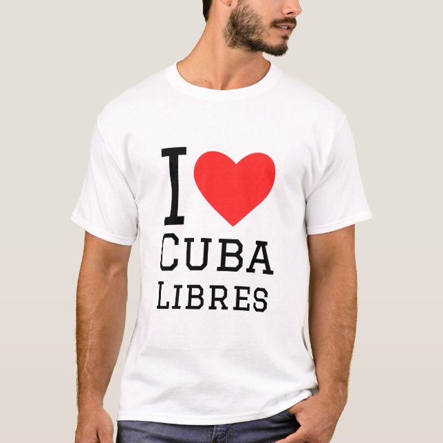 I kärlek-kuba libres t shirt (Framsida)