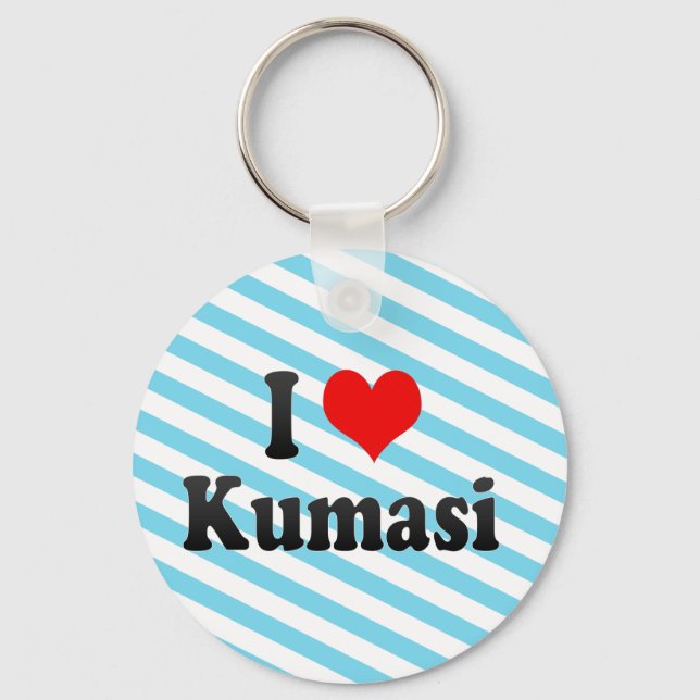 I Kärlek Kumasi, Ghana Nyckelring (Framsida)