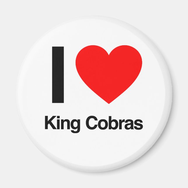 i kärlek kung cobras magnet (Framsidan)