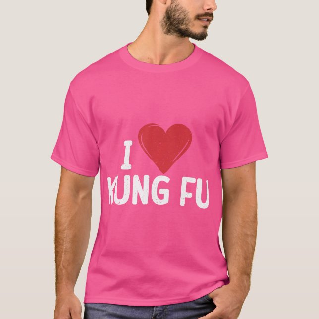I KÄRLEK KUNG FU T SHIRT (Framsida)