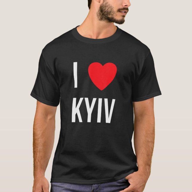 I Kärlek Kyiv T Shirt (Framsida)