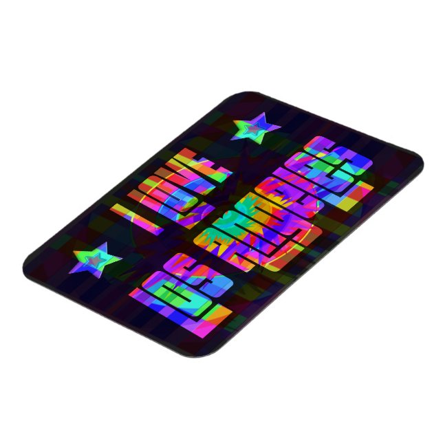 I KÄRLEK LA Bevackra Neon Magnet (Vänstra Sidan)