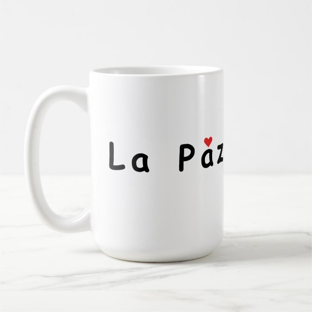 I kärlek La Paz Kaffemugg (Vänster)