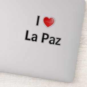 I kärlek La Paz Klistermärken