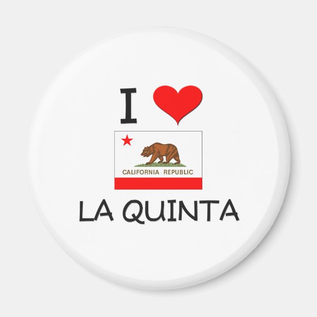 I Kärlek LA QUINTA California Magnet (Framsidan)