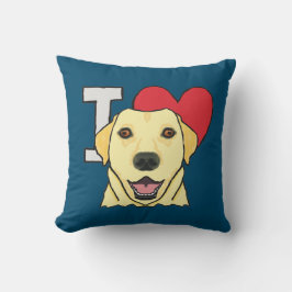 I Kärlek Labradors Kudde