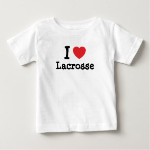 I kärlek Lacrosse anpassningsbar personlig Tee