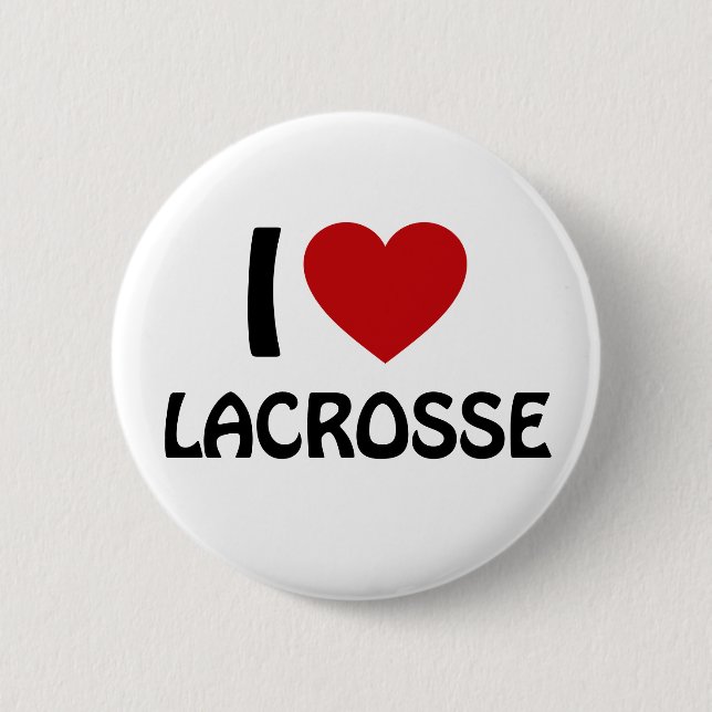 I kärlek Lacrosse Knapp (Framsida)