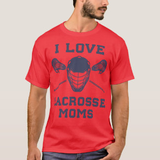 I Kärlek Lacrosse Mammor Funny Lax T Shirt
