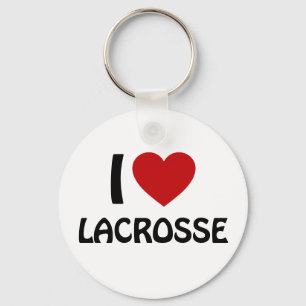 I kärlek Lacrosse Nyckelring