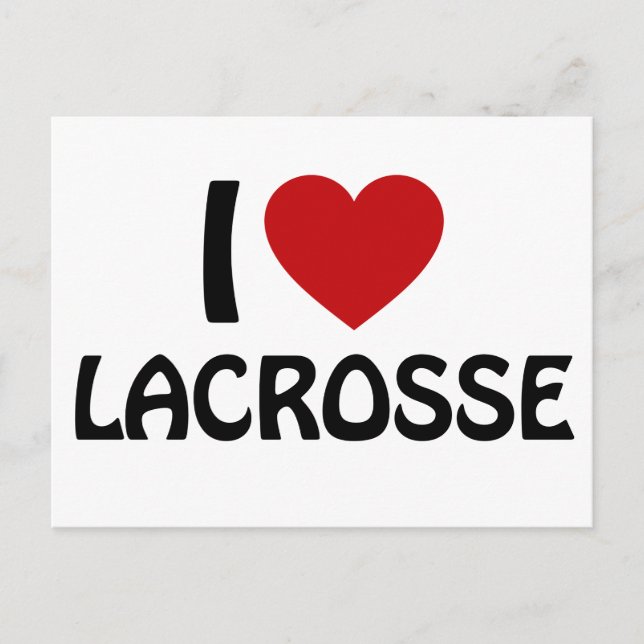 I kärlek Lacrosse Vykort (Framsida)