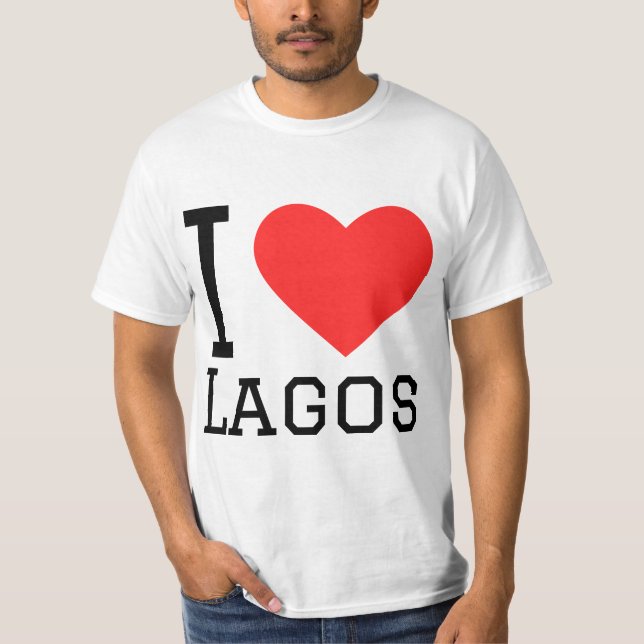 I kärlek lagos t shirt (Framsida)