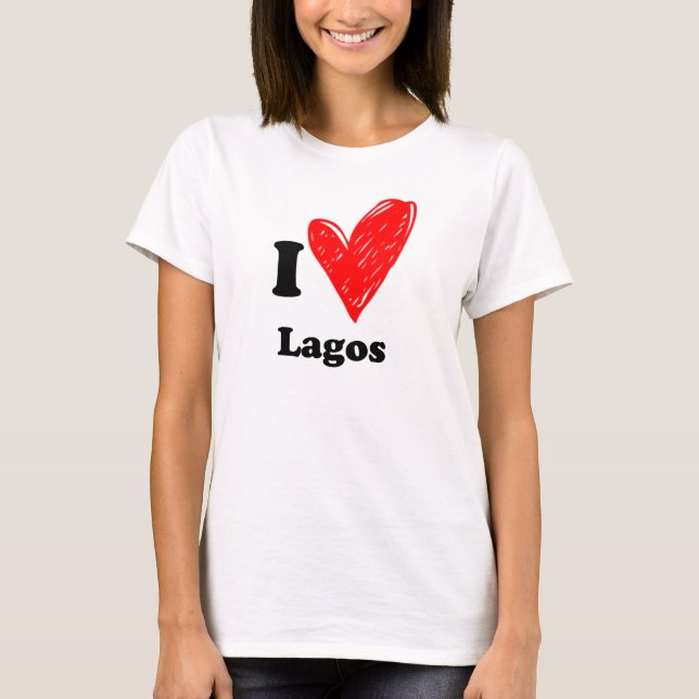 I kärlek Lagos Tee (Framsida)