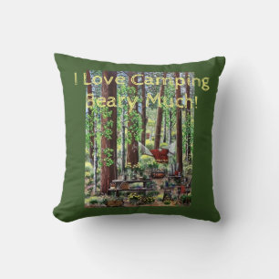 I Kärlek-lägret Beary Much Pillow Kudde