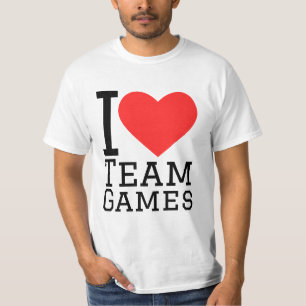 I kärlek-lagspel t shirt