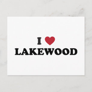 I Kärlek Lakewood Colorado Vykort