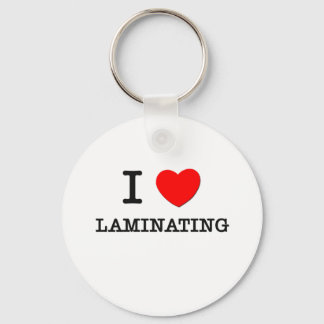 I Kärlek Laminering Nyckelring