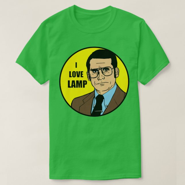 I kärlek Lamp T Shirt (Design framsida)
