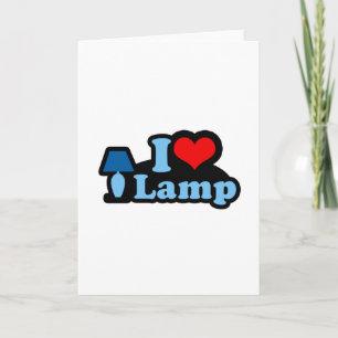 I Kärlek-lampa Kort