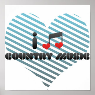 I Kärlek Land Music Poster