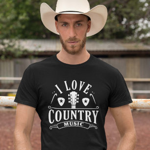 I Kärlek Land Music T Shirt