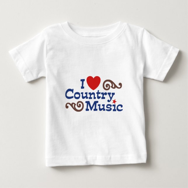 I Kärlek Land Music Tee (Framsida)