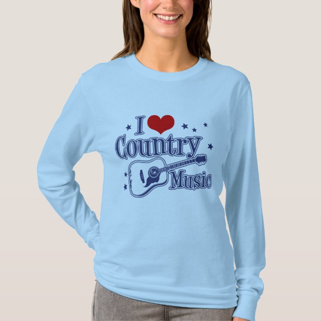 I Kärlek Land Music Tee (Framsida)