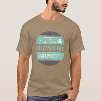 I kärlek land musikåtertro t shirt