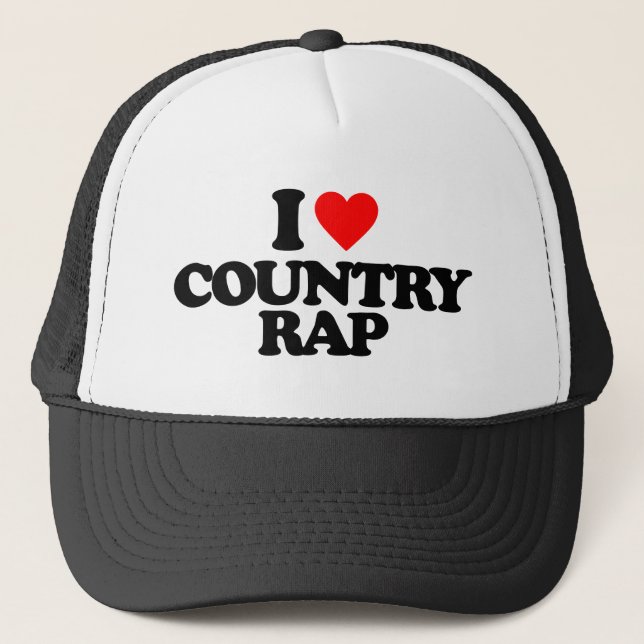 I KÄRLEK LAND RAP TRUCKERKEPS (Framsida)