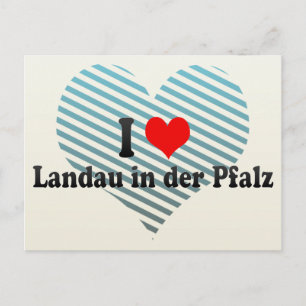 I Kärlek Landau in der Pfalz, Tyskland Vykort
