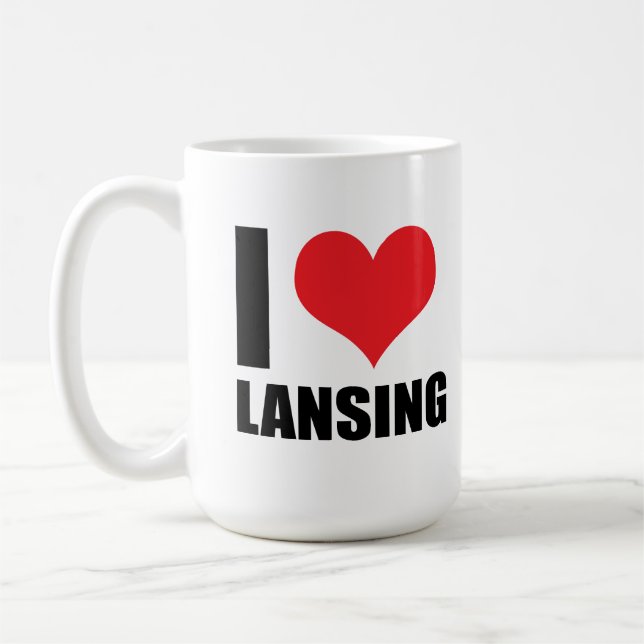 I kärlek Lansing Kaffemugg (Vänster)