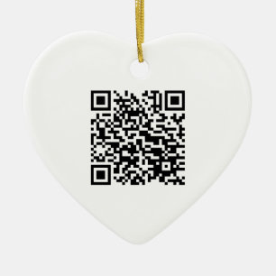 I Kärlek Laos (Khoy Huk Lao) Flagga QR-kod Lao G Julgransprydnad Keramik