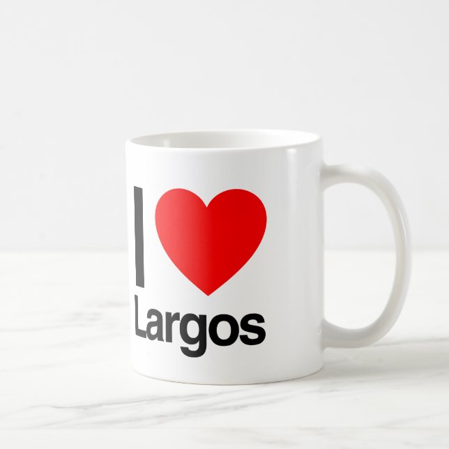 i kärlek largos kaffemugg (Höger)