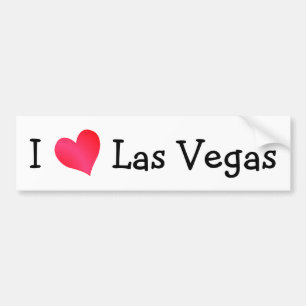 I Kärlek Las Vegas Bildekal