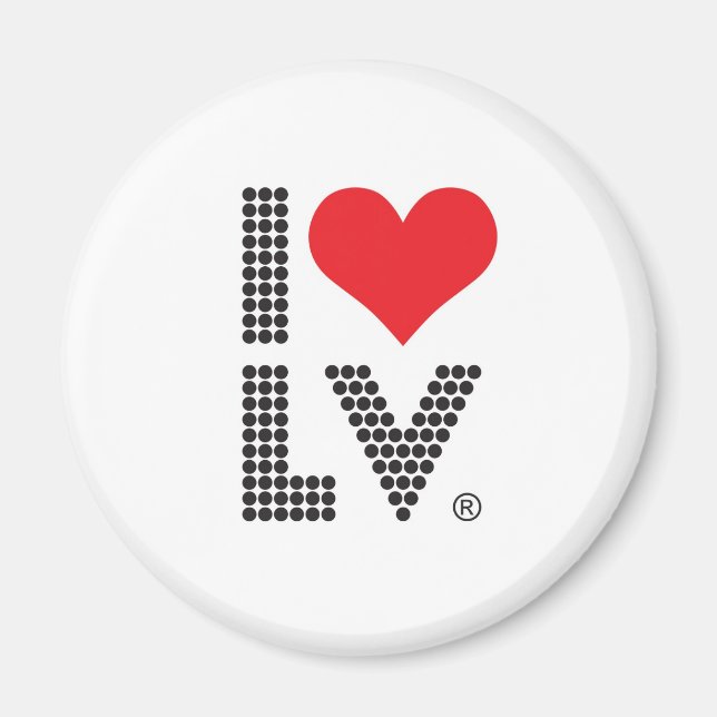 I Kärlek Las Vegas Magnet (Framsidan)